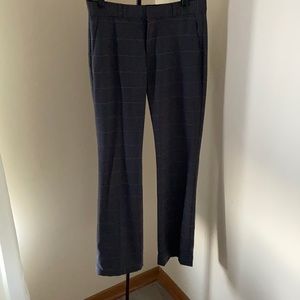 Banana Republic Plaid Gray Logan Pants